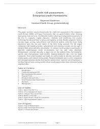 Disparities based on gender, ethnicity, or geography that may. Pdf Credit Risk Assessment Enterprise Credit Frameworks