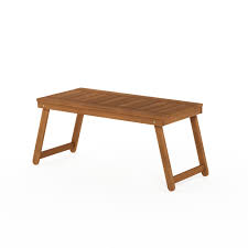 Here is a cool option for a cedar and pine round coffee table! Furinno Tioman Outdoor Hardwood Folding Coffee Table Walmart Com Walmart Com