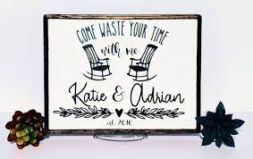 Phish Personalized Wood Sign Come Waste Your Time With Me Etsy Personalized Wood Signs Wood Signs Customized Gifts