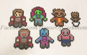 Jacksepticeye perler hama cross stitch patterns. Guardians Of The Galaxy Inspired Bead Sprite Magnets Ornaments Or Wall Decor House Of Geekiness Online Store Powered By Storenvy