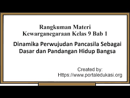 Seni rupa murni bentuk karya seni rupa ter. Rangkuman Materi Pkn Kelas 9 Bab 1 Dinamika Perwujudan Pancasila Sebagai Pandangan Hidup Bangsa Youtube