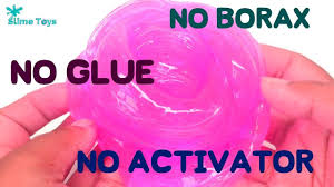 To make slime without glue, first pour 1 cup of water into a bowl. How To Make Slime No Glue No Borax No Activator Diy Slime No Glue How To Make Slime Homemade Slime