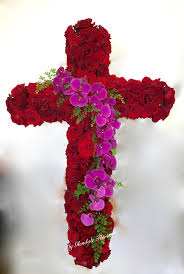 Funeral cross flowers near me. Red Cross Funeral Service Glendale Florist In Glendale Ca Glendale Florist