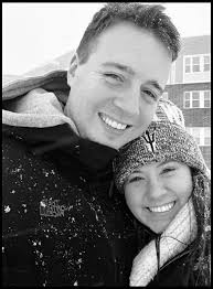 Sometimes you just have to play in the snow ❄️🩵 Hope everyone is snuggled  in for the night, enjoying some hot cocoa!