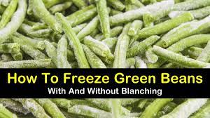 Some people blanch their green beans prior to freezing them, but by vacuum sealing them, you are preserving the quality and nutrients without the added extra step and time. 2 Amazing Ways To Freeze Green Beans