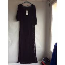 Robe Longue Zara 38 M T2 Noir 6594052