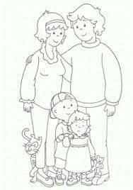 Dibujos para colorear en el día de la familia. Dibujo Para Colorear De La Familia Para Colorear Familia Ilustracion Libro De Colores Dibujos