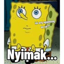 Mentahan stiker meme patrick stiker sindiran viral. Stiker Spongebob Uwaw