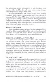 Alusyanti primawati and dewi mustari jurnal : Https Media Neliti Com Media Publications 37148 Id Pemikiran Tasawuf Syekh Nawawi Banten Dalam Tafsir Marah Labid Pdf