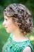 Bun With Curls Hanging Down