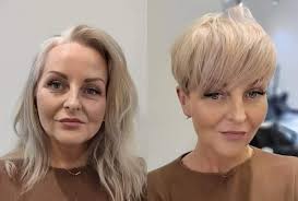 Short haircut by a beginner hairstylist