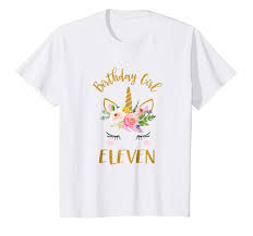 Cute Birthday Outfits For 11 Year Olds Unicorn 11 Year Old Birthday Shirt 11 Birthday Girl Shirt Teehay In 2020 Birthday Shirts Birthday Girl Shirt Birthday Party Outfits
