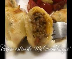 Crepes Salees Aux Legumes Et Viande Hachee Recette Crepes Salees Alimentation Viande Hachee