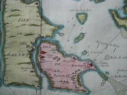 1750: Old Map of Bombay shows forts at ...