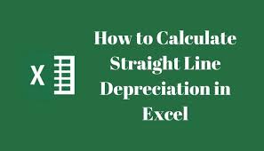 How To Easily Calculate Straight Line Depreciation In Excel Exceldatapro Straight Lines Excel Line