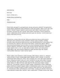 Itu metode induktif dan metode deduktif mereka adalah dua pendekatan yang berlawanan untuk penelitian. Contoh Penalaran Deduktif Dan Induktif Dalam Matematika Barisan Contoh