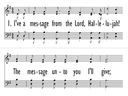 I've massage from the lord hallelujah a massage unto you i'll givethis recorded in his wordhallelujah it is only that you look and live. Look And Live Hymnary Org