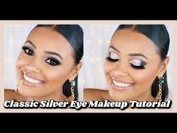 Classic Silver Eye Makeup Tutorial (Night Time Glam)