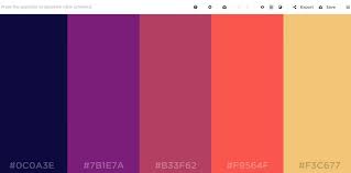 2017 Best Website Color Palettes