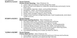 entry level cleaner resume template