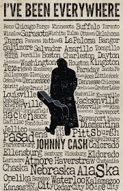 Johnny Cash I Ve Been Everywhere Poster By Blackdogworkshopusa Johnny Cash Art Johnny Cash Johnny Cash Quotes