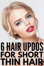 Quick Elegant 23 Step By Step Updos For Thin Hair Short Thin Hair Thin Hair Updo Medium Thin Hair