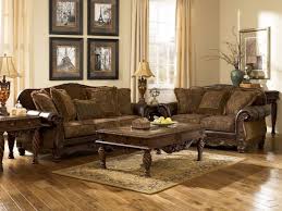 Ashley Furniture Fresco 63100 Durablend Antique Living Room Set Antique Living Rooms Ashley Furniture Living Room Living Room Leather