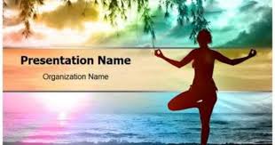 The Template Wizard Powerpoint Templates Yoga Day Powerpoint