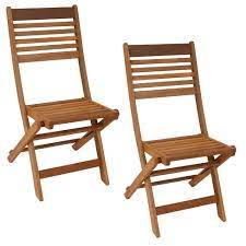 Even sitting on the chairs in super hot. Sunnydaze Outdoor Meranti Wood With Teak Oil Finish Wooden Folding Patio Bistro Chairs Set Brown 2pk Target