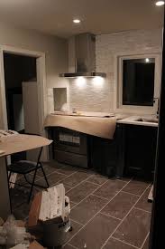 Check spelling or type a new query. Pretty Swanky Digs Ikea Ramsjo Kitchen Reno In Progress Brown Kitchens Brown Tile Floor Kitchen Renos