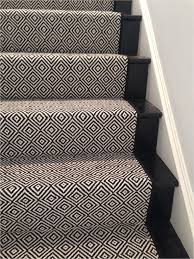 Black And Beige Runner Rug Black And Beige Runner Rug Look At This Beautiful Custom Stair Runner Black Diamond By Stair Runner Carpet Stairs Black And White Stairs