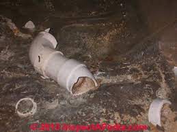 Pvc and cpvc pipe filled with water, sealed and placed in a freezing. Freezing Water Pipe Or Plumbing Drain Pipe Burst Leak Patterns
