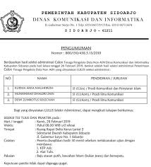 Contoh surat dinas pemerintah kabupaten dan universitas. Kop Surat Dinas Pendidikan Sidoarjo Contoh Kop Surat