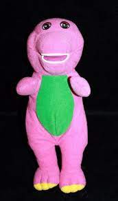 Barney Doll Plush Small 10 Stuffed Soft Toy Sewn Stitched Eyes Dinosaur Animal Lovey Plush Toes Barney Plushbarney Manhattan Toy Sewing Toys Soft Toy
