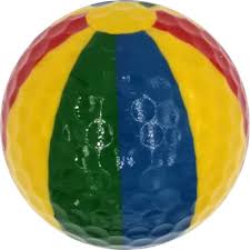 Beach Ball Premium Novelty Golf Balls – One Dozen - SGD Golf