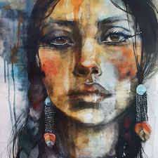 Cat Lady Phyllis Art Print by Lisa S Baker