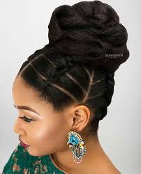 Image Result For Ghana Hairstyle For Wedding Natural Hair Bun Styles Natural Hair Updo Natural Hair Styles