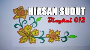 Jual hiasan dinding kaligrafi ayat kursi border bunga jakarta barat jam dinding murah unik tokopedia from ecs7.tokopedia.net. Menggambar Hiasan Sudut Bingkai Bunga Youtube