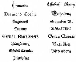 カリグラフィー ブラック レターフリーフォント38種類 free style all free 文字フォント フリーフォント フォント