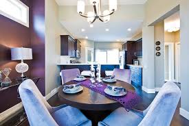 Purple dining room designs decorating ideas design. How To Fashion A Sumptuous Dining Room Using Majestic Purple