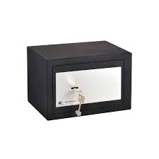 Coffre Fort A Cle Standers H 20 X L 31 X P 20 Cm Coffre Fort Coffre Et Easy