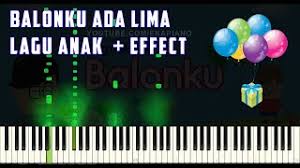 Not lagu balonku ada lima pianika. Kuncifuzziblog Kunci Piano Balonku Ada Lima