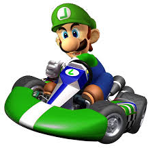 Fire Luigi Luigi Mario Art Mario Kart