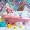 The boon baby bathtub keeps your baby comfortable during bath time. 1