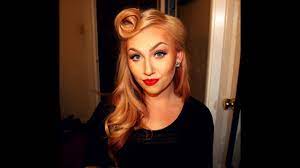8) dark curled bob for medium hair. 50 S Pin Up Hair Tutorial Victory Rolls Youtube