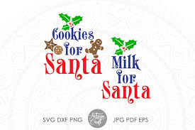 Handwashing is recommended for the longevity of the vinyl. Cookies For Santa Svg Milk For Santa Santa Plate Svg 670039 Cut Files Design Bundles