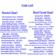 Best place to find roblox music ids fast. Code List For Gear Roblox Roblox Codes Coding Roblox Gifts