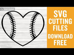 Download Baseball Heart Svg Free Sport Svg Baseball Svg Instant Download Heart Svg Shirt Design Softball Svg Free Baseball Mom Svg Png 0343 Freesvgplanet