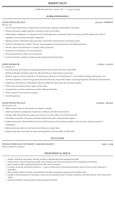 lease operator resume sample mintresume