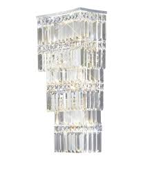 Maybe you would like to learn more about one of these? Tall Crystal Tiered Wall Light 530mm High